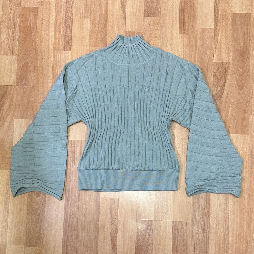 NWT Club Monaco Light Green Cowl Neck Sweater